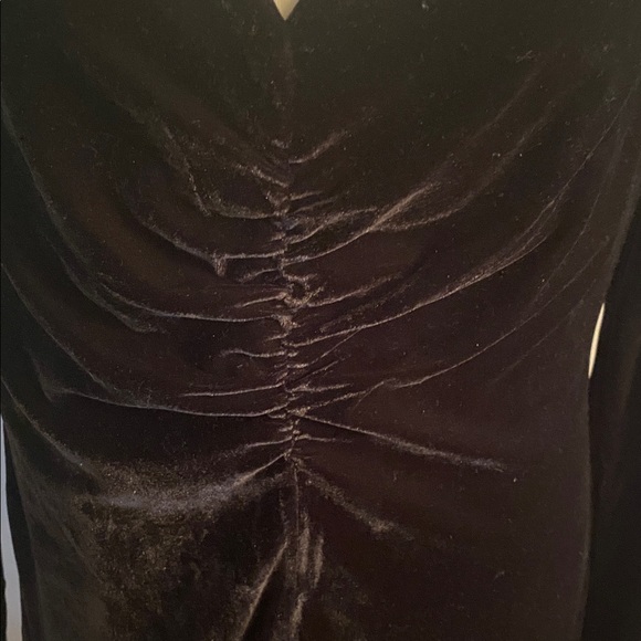 Laundry by Shelli Segal black velvet NWT size 10 dress - Picture 3 of 8
